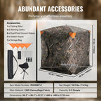 Hunting Blind  270° See Through Ground Blind
