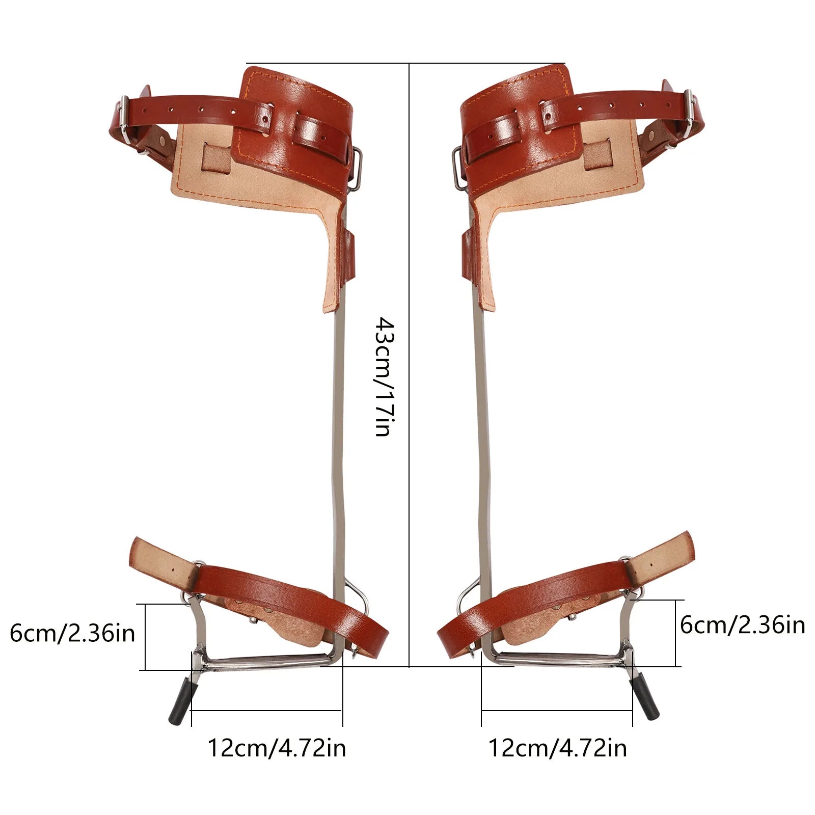 Tree Climbing Spike Set Adjustable Spurs