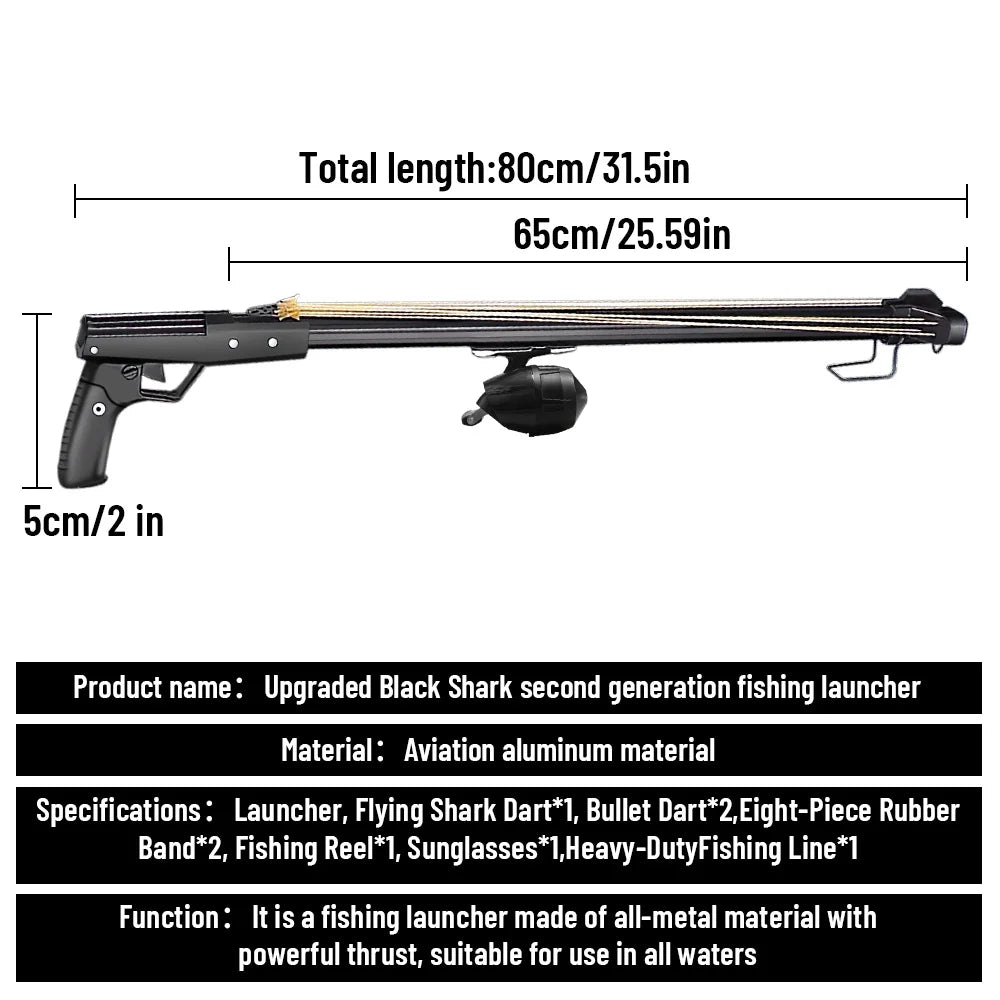 Fishing Slingshot Rod with Reel Long Distance Fishing Tool