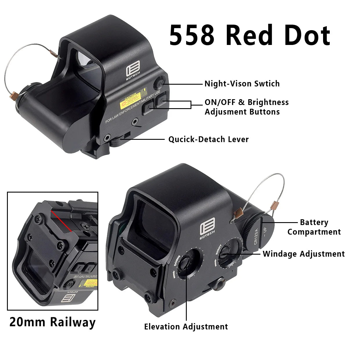 Holographic Sight Collimator Sight