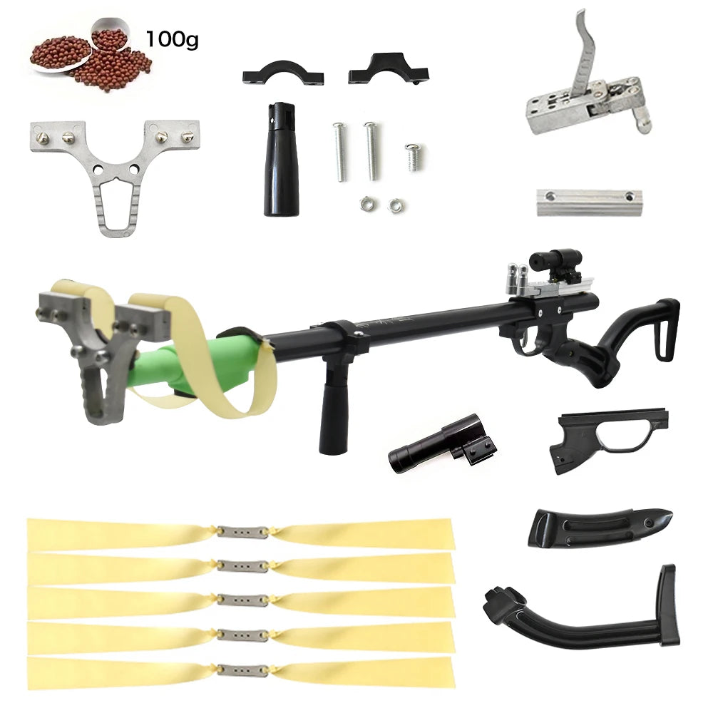 | Outdoor Hunting Telescopic Slingshot – Large Size with Laser Sight,