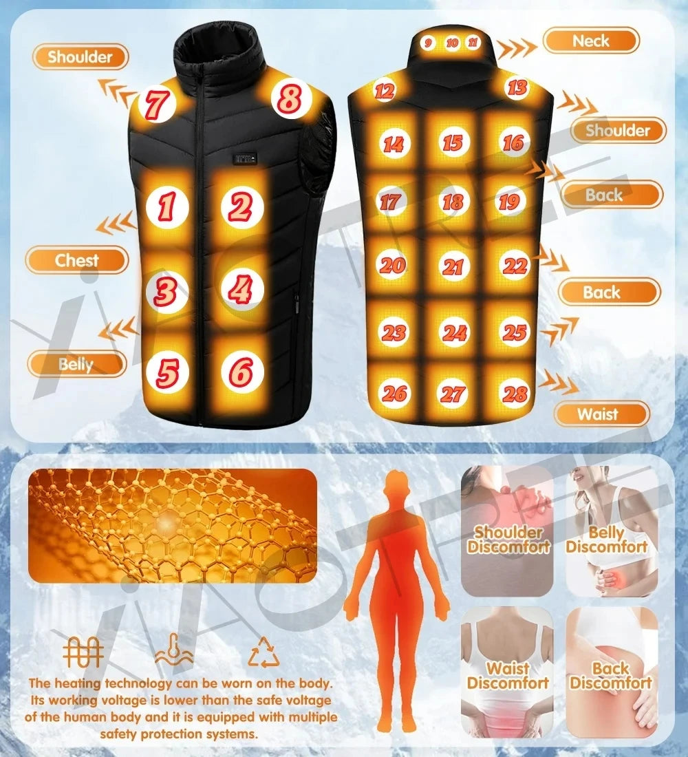 28/9 Areas Heated Vest