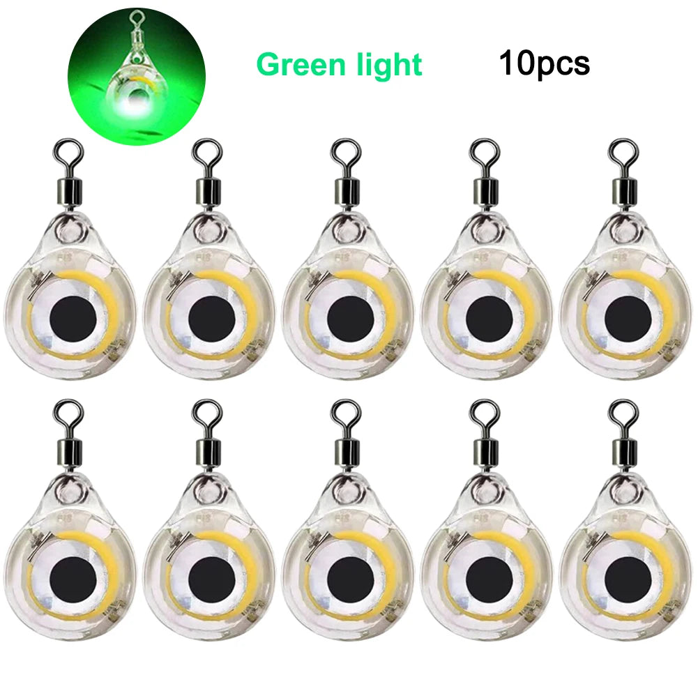 10-100Pcs Mini LED Fishing Lure Light