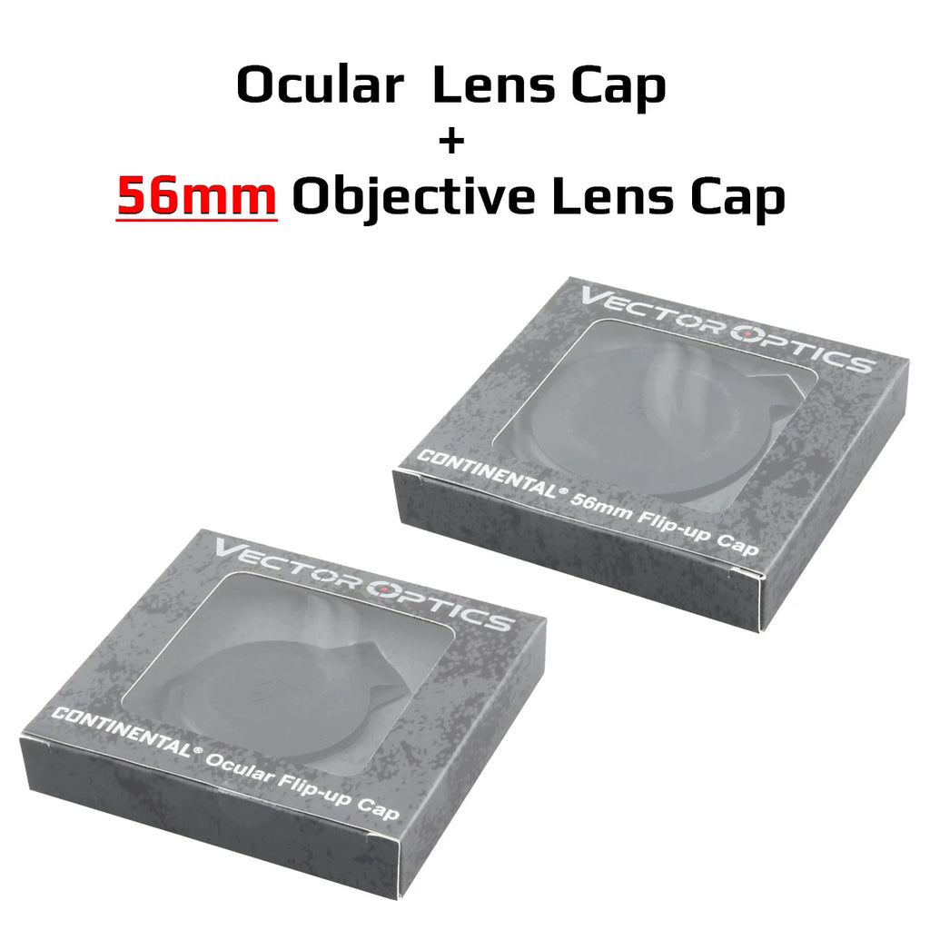 50/56mm Aluminum Alloy Continental Rifle Scope Lens Protection Covers