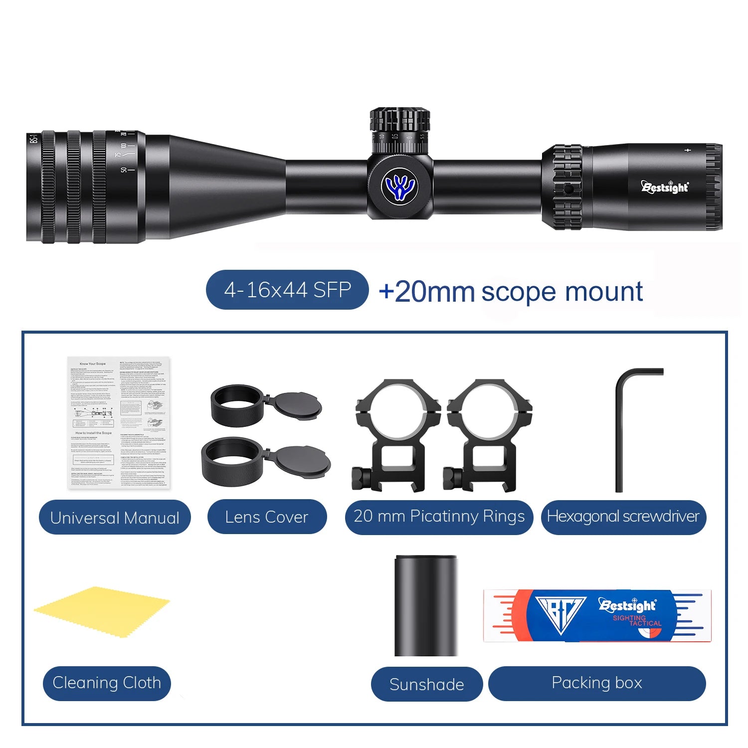 Tactical 4-16x44 AOE Scope