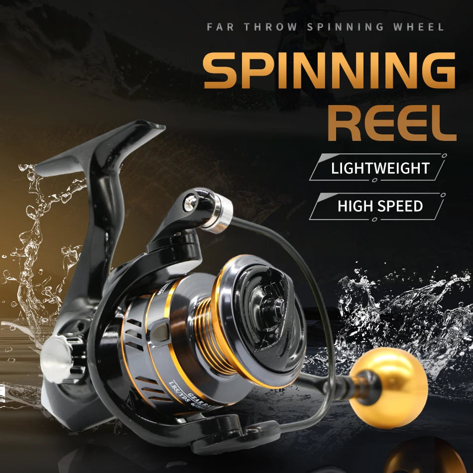 Fishing Reel Spinning Reel Metal Reel Cup 10KG Max Drag Power