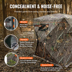 Hunting Blind  270° See Through Ground Blind