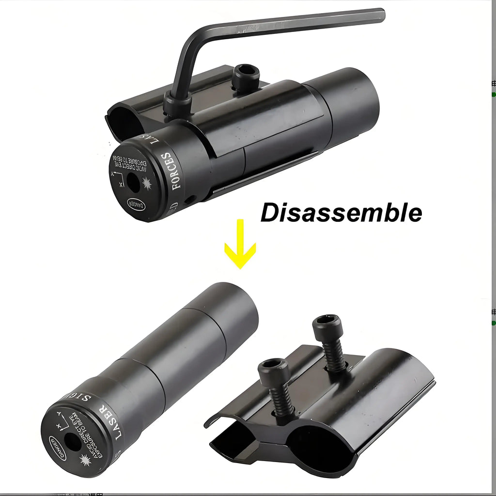 2pcs High-Quality Mini Red Dot Laser Sights with Barrel Clamp Mount