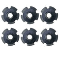 6 Piece Hike Rubber Protector Tip Cap