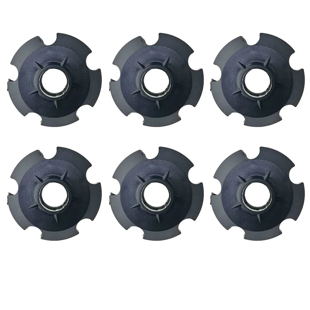 6 Piece Hike Rubber Protector Tip Cap