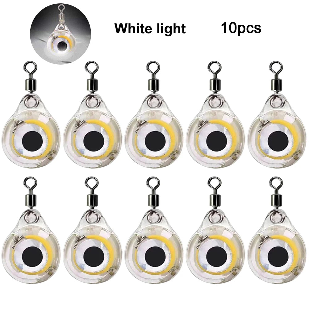 10-100Pcs Mini LED Fishing Lure Light
