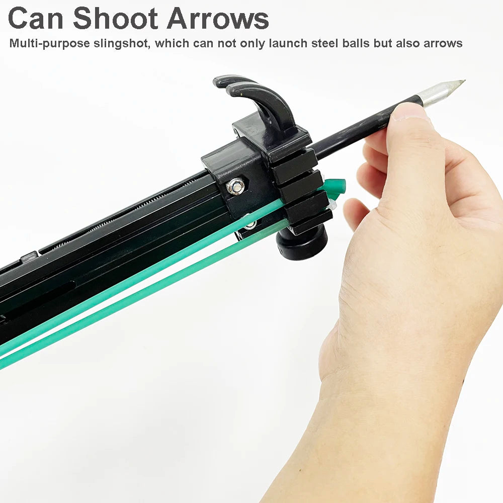 Multi-purpose trigger continuous firing slingshot