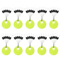 60-600Pcs Rubber Space Beans Bobber 10PCS/SET