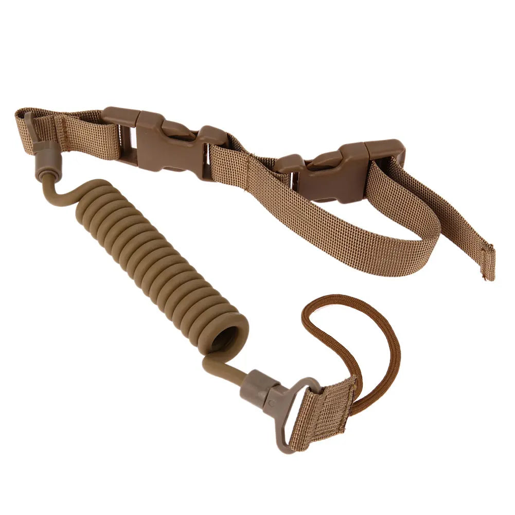 Outdoor Tactic Spring Lanyard Elastic Retractable