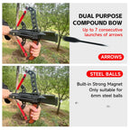 7-shot Archery and Steel Ball Dual-purpose Bow