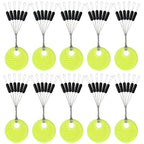 60-600Pcs Rubber Space Beans Bobber 10PCS/SET