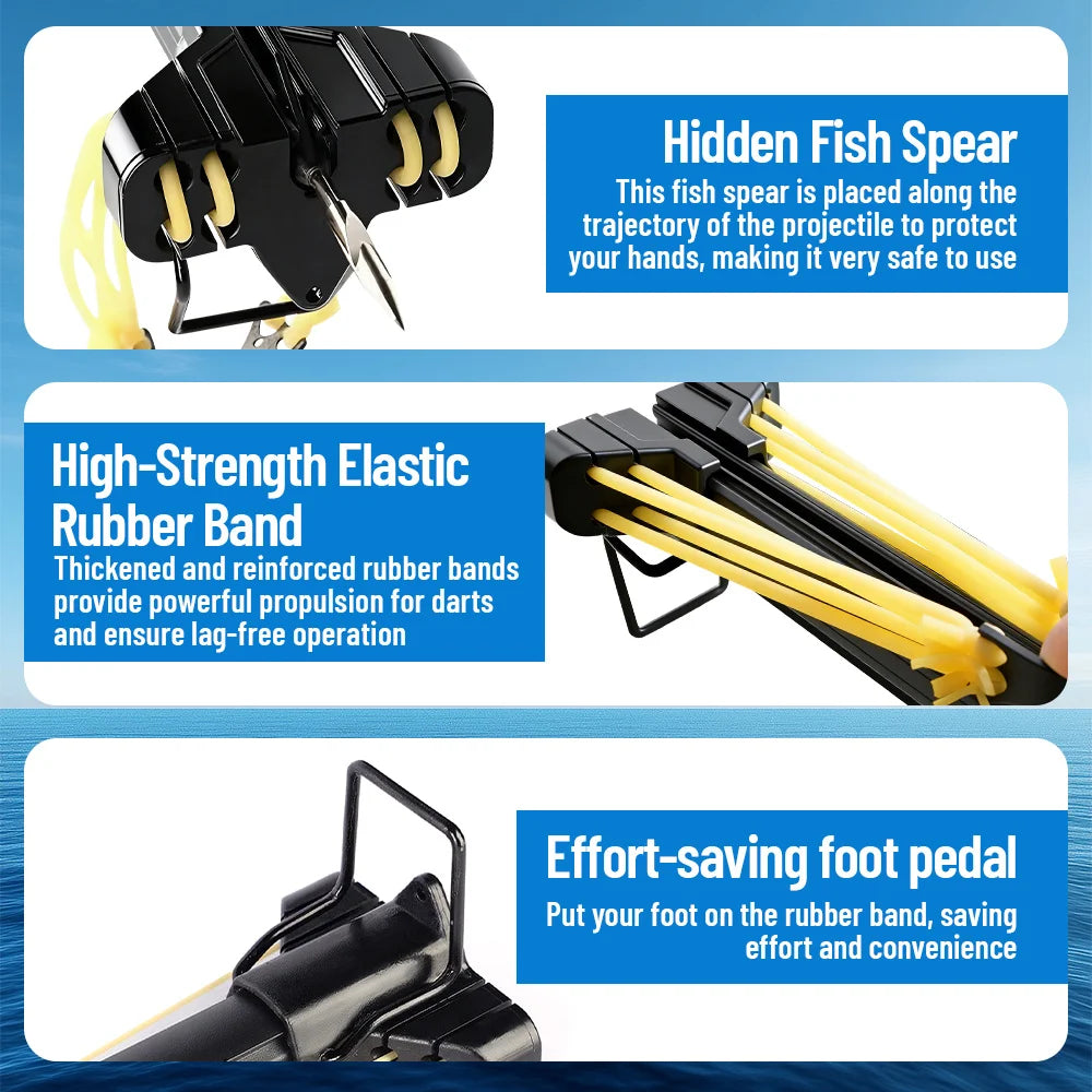 Fishing Slingshot Rod with Reel Long Distance Fishing Tool