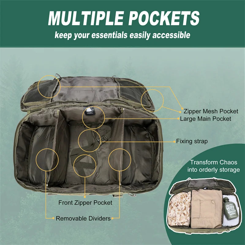 Outdoor Mountaineering Bag Tactical Backpack